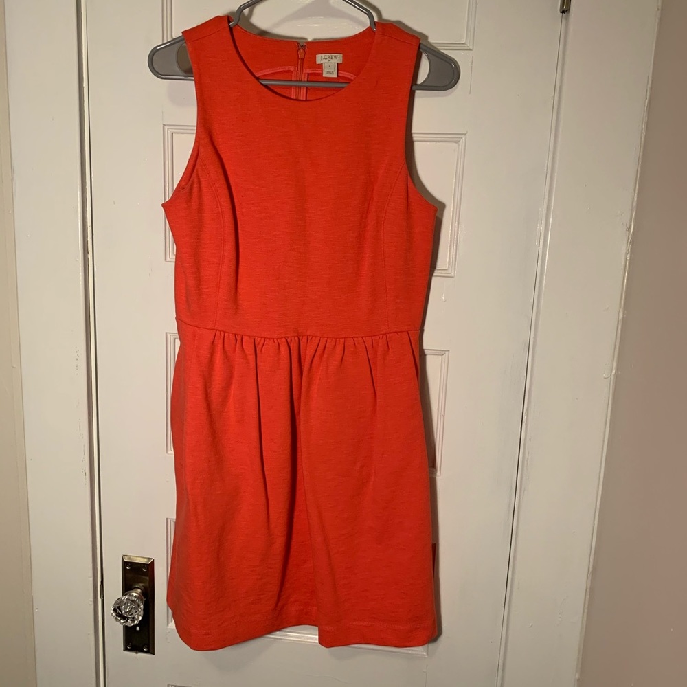 J Crew Coral Daybreak Dress